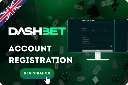 Dashbet account registration